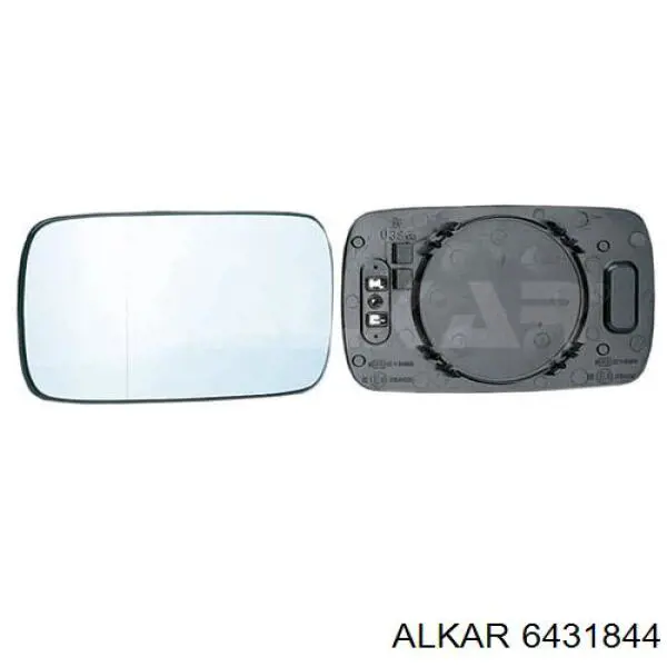 Зеркальный элемент водительского зеркала Alkar 6431844 цена, от 10.96 USD