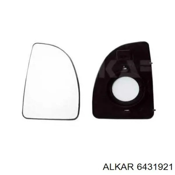 Стекло левого зеркала заднего вида 6431921 Alkar
