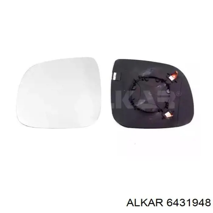 6431948 Alkar Зеркальный элемент левого зеркала заднего вида