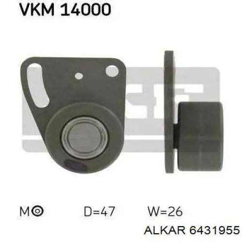 Купить 6431955 Alkar Стекло зеркала заднего вида, левого