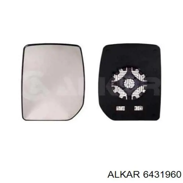 6431960 Alkar зеркальный элемент зеркала заднего вида левого