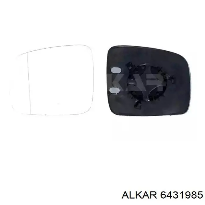 Зеркальный элемент зеркала заднего вида левого Alkar 6431985