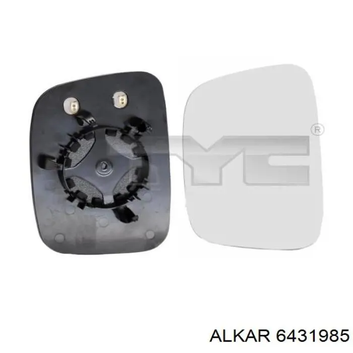 Зеркальный элемент водительского зеркала Alkar 6431985 цена, от 9.55 USD