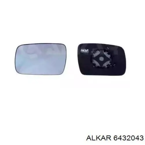 Купить 6432043 Alkar Стекло правого зеркала заднего вида