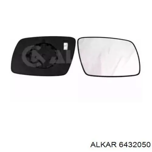 6432050 Alkar Зеркальный элемент правого зеркала заднего вида