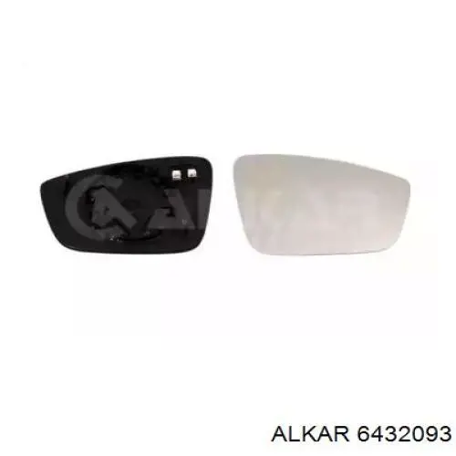 Стекло правого зеркала заднего вида 6432093 Alkar