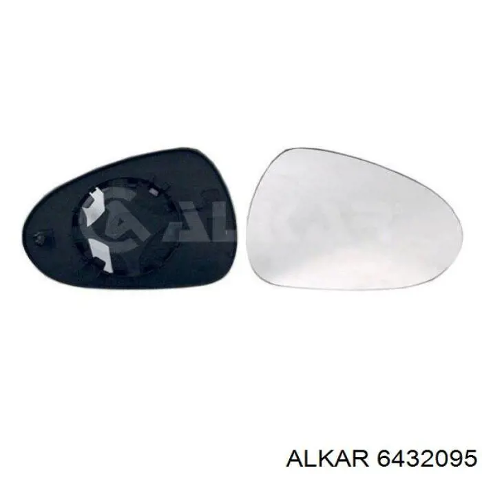 Стекло зеркала заднего вида, правого Alkar 6432095 цена, от 6.54 USD