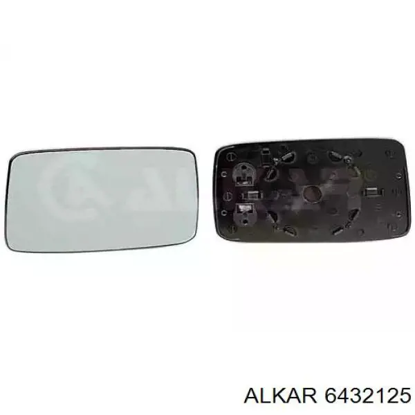 6432125 Alkar зеркальный элемент зеркала заднего вида правого