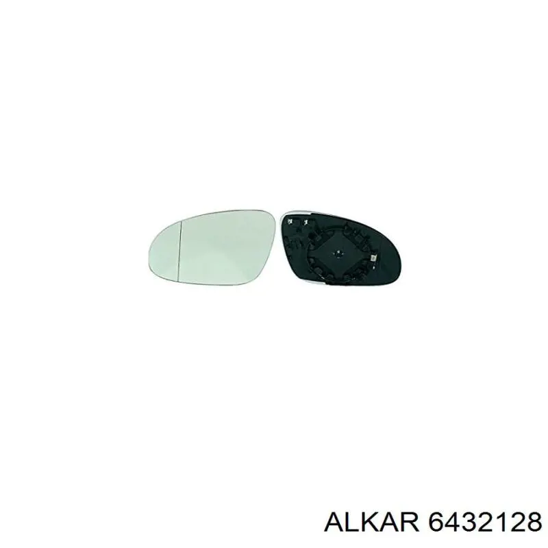 Стекло правого зеркала заднего вида 6432128 Alkar