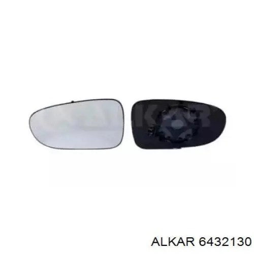 6432130 Alkar зеркальный элемент зеркала заднего вида правого