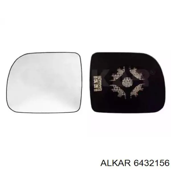 Зеркальный элемент зеркала заднего вида ALKAR 6432156