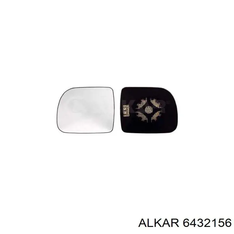 Стекло правого зеркала заднего вида 7701044085 Renault (RVI)