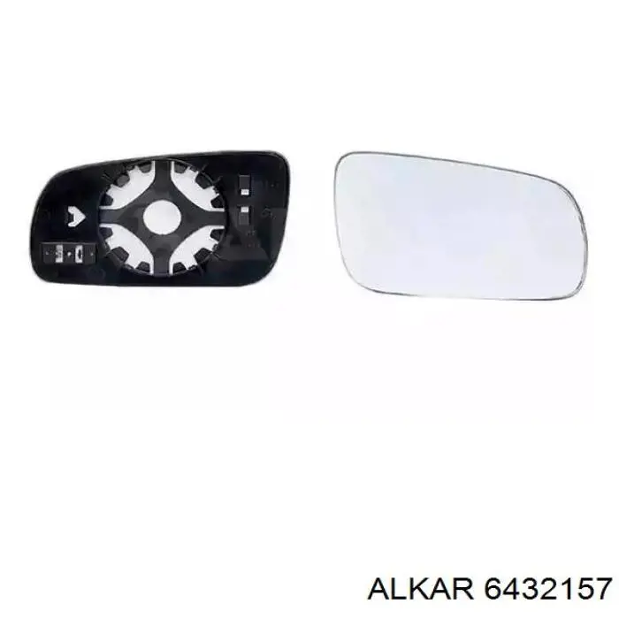 Зеркальный элемент зеркала заднего вида ALKAR 6432157