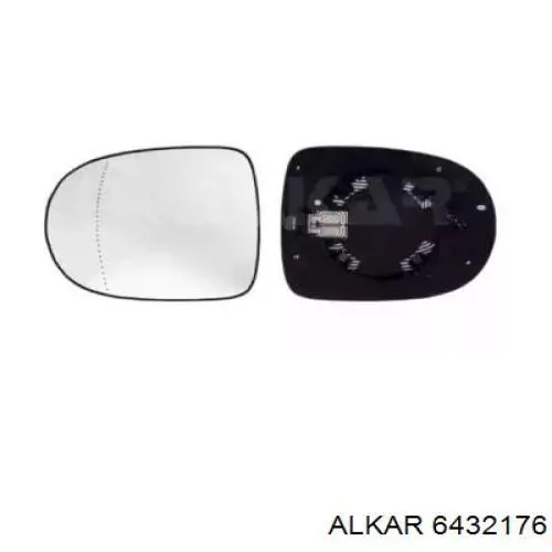 Зеркальный элемент зеркала заднего вида ALKAR 6432176