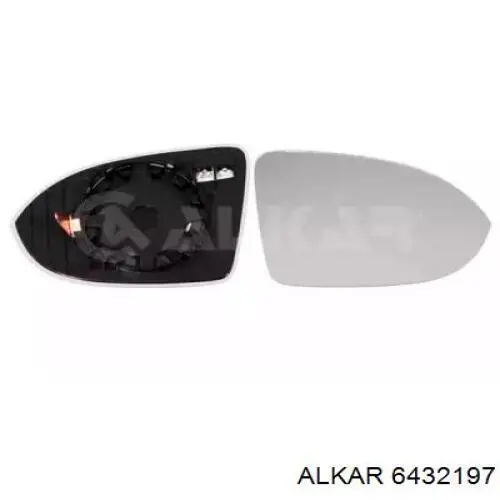 Купить 6432197 Alkar Стекло правого зеркала заднего вида