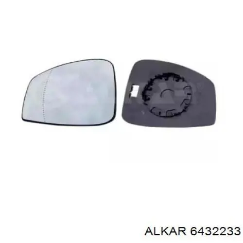 6432233 Alkar зеркальный элемент зеркала заднего вида правого