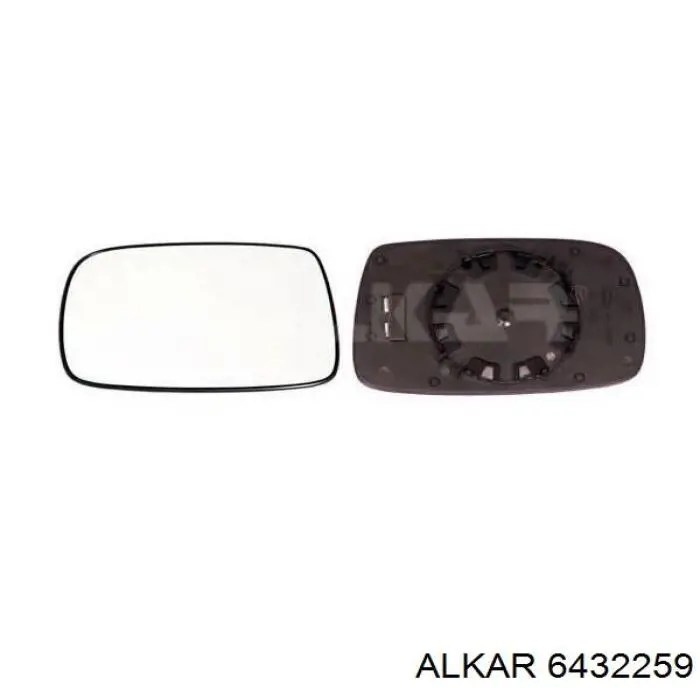 Купить 6432259 Alkar Стекло правого зеркала заднего вида