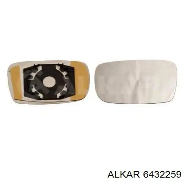Стекло зеркала заднего вида, правого Alkar 6432259 цена, от 12.59 USD