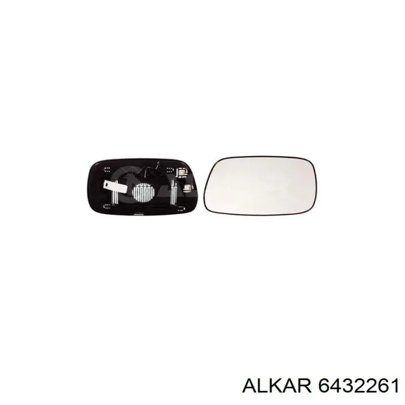 Купить 6432261 Alkar Стекло правого зеркала заднего вида
