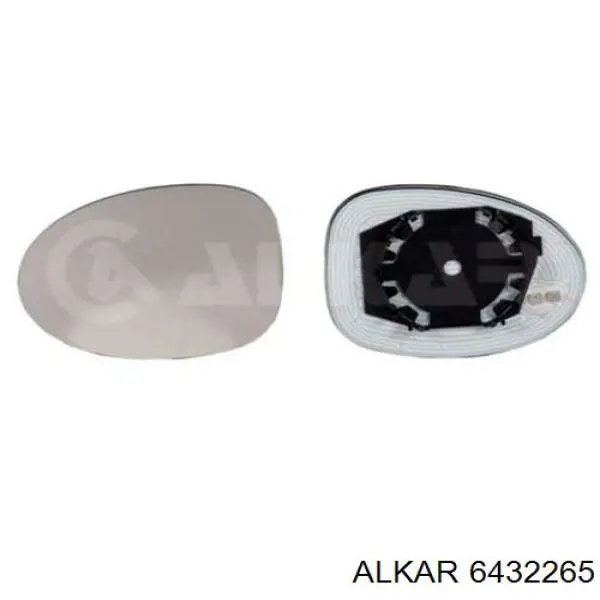 Стекло зеркала заднего вида, правого Alkar 6432265 цена, от 11.72 USD