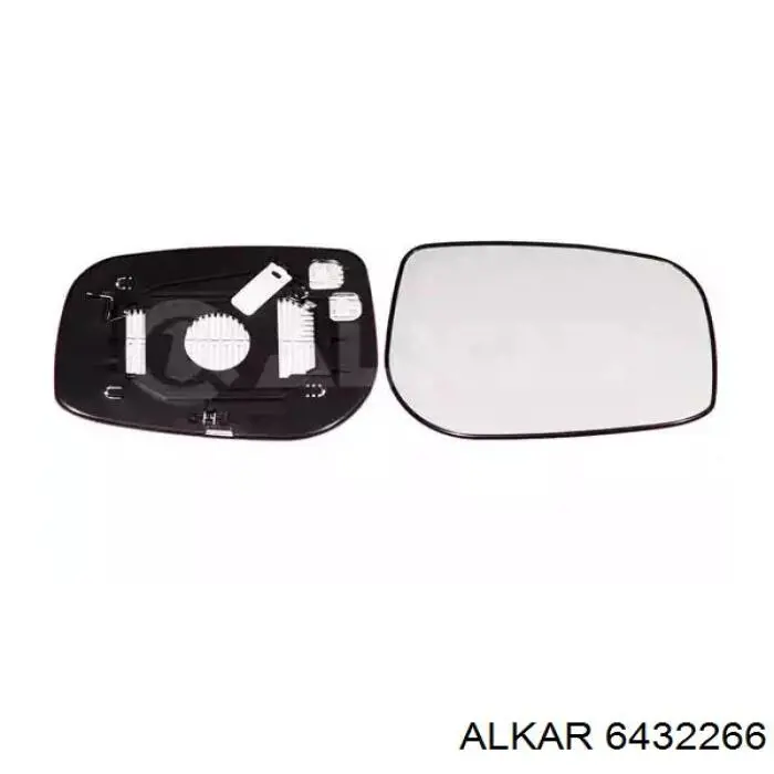 6432266 Alkar зеркальный элемент зеркала заднего вида правого
