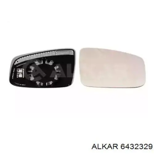 6432329 Alkar Зеркальный элемент правого зеркала заднего вида