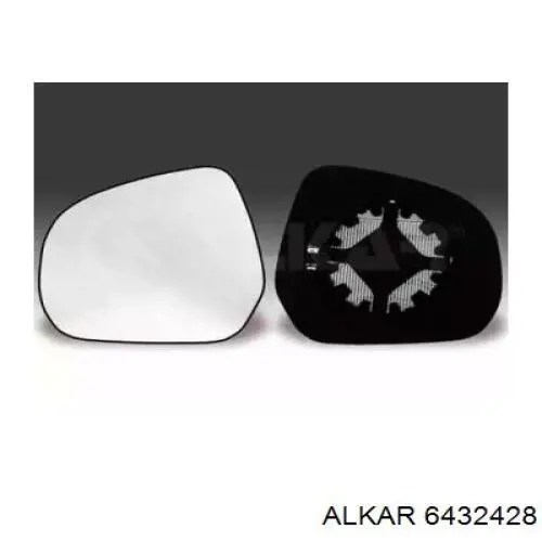 Купить 6432428 Alkar Стекло правого зеркала заднего вида