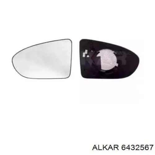 Купить 6432567 Alkar Стекло правого зеркала заднего вида