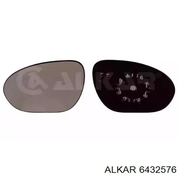 Купить 6432576 Alkar Стекло правого зеркала заднего вида