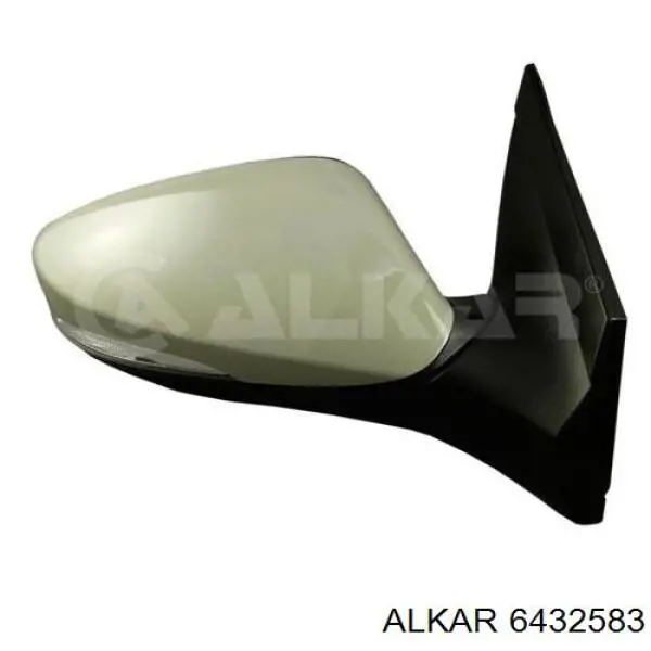 Стекло правого зеркала заднего вида 4015555E Polcar