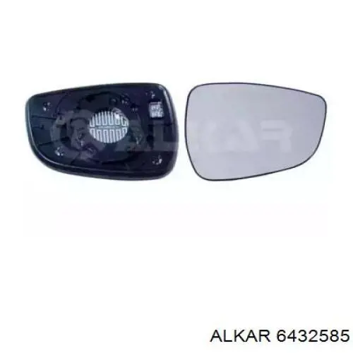 876213X030 Hyundai/Kia зеркальный элемент зеркала заднего вида правого