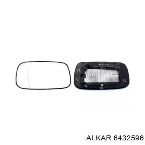 Стекло правого зеркала заднего вида 6432596 Alkar