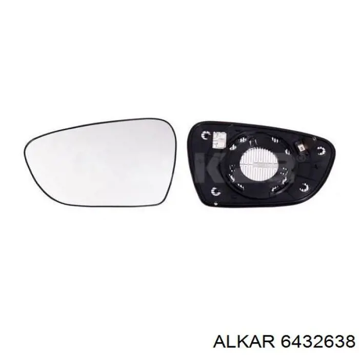 Стекло зеркала заднего вида, правого Alkar 6432638 цена, от 12.48 USD