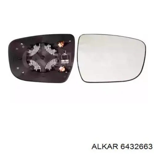Стекло зеркала заднего вида, правого Alkar 6432663 цена, от 13.73 USD