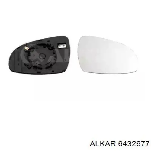 Купить 6432677 Alkar Стекло правого зеркала заднего вида