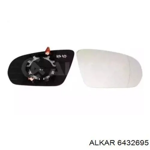 Стекло зеркала заднего вида, правого Alkar 6432695 цена, от 28.03 USD
