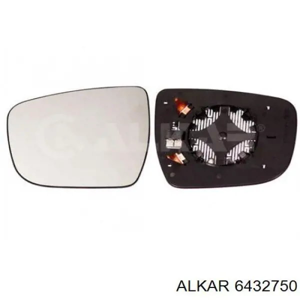 Стекло правого зеркала заднего вида 6432750 Alkar