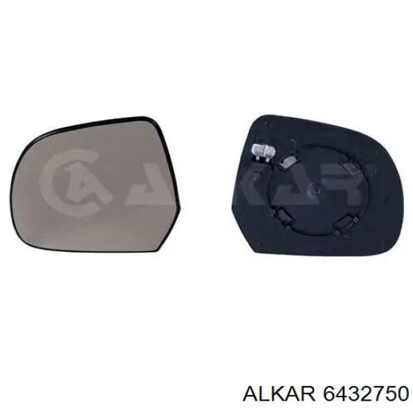 Купить 6432750 Alkar Стекло правого зеркала заднего вида