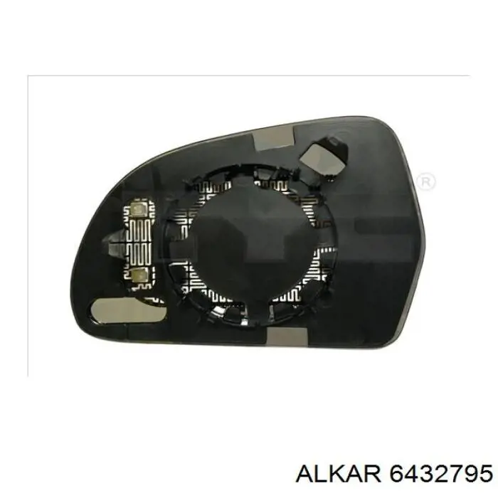 Стекло правого зеркала заднего вида 6432795 Alkar