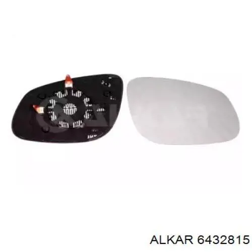 6432815 Alkar elemento espelhado do espelho de retrovisão direito
