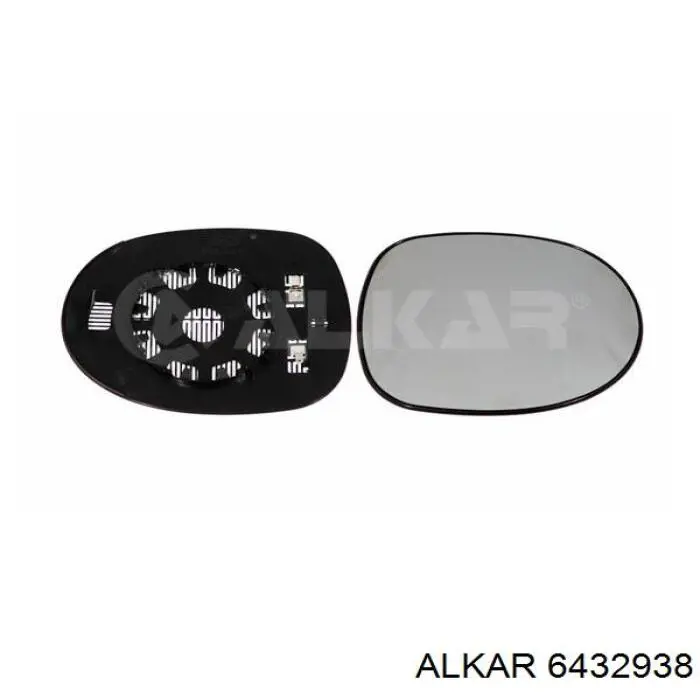Стекло зеркала заднего вида, правого Alkar 6432938 цена, от 23.60 USD