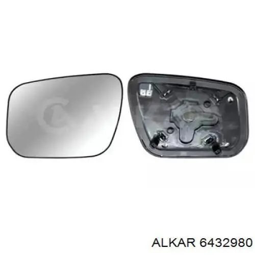 6432980 Alkar Зеркальный элемент правого зеркала заднего вида