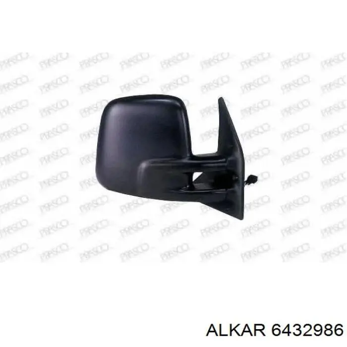 Купить 6432986 Alkar Стекло правого зеркала заднего вида