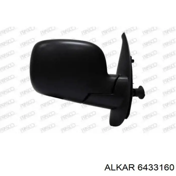 Зеркальный элемент зеркала заднего вида 6433160 Alkar