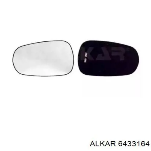 Купить 6433164 Alkar Стекло зеркала заднего вида, левого