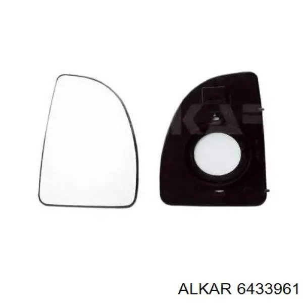 Стекло правого зеркала заднего вида 6433961 Alkar