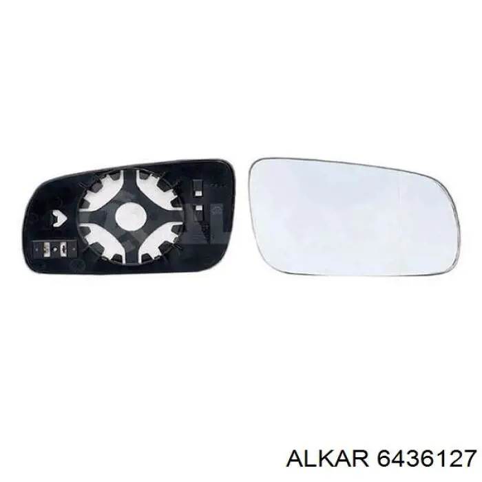 6436127 Alkar зеркальный элемент зеркала заднего вида правого