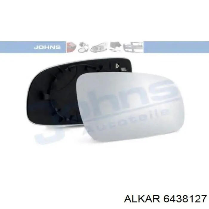 Стекло зеркала заднего вида, правого Alkar 6438127 цена, от 8.47 USD