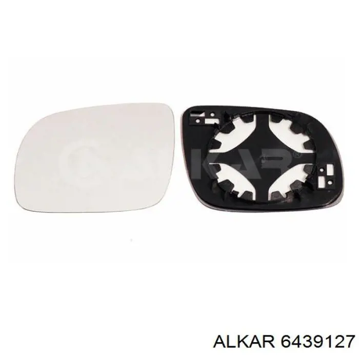 Стекло левого зеркала заднего вида 6439127 Alkar