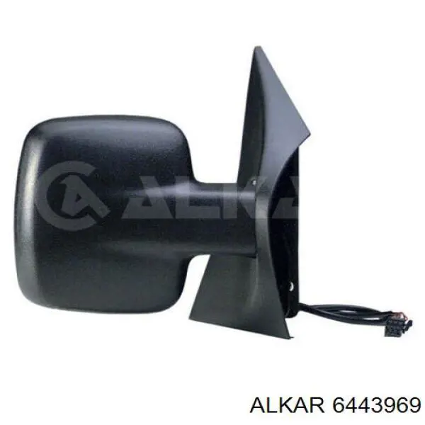 Зеркальный элемент зеркала заднего вида Alkar 6443969